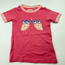 Load image into Gallery viewer, Girls Cotton On, cotton pyjama t-shirt / top, owls, FUC, size 4,  