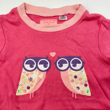 Load image into Gallery viewer, Girls Cotton On, cotton pyjama t-shirt / top, owls, FUC, size 4,  
