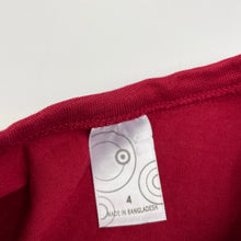 Load image into Gallery viewer, Boys Target, red cotton long sleeve t-shirt / top, GUC, size 4,  