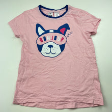Load image into Gallery viewer, Girls Kids &amp; Co, cotton pyjama t-shirt / top, dog, GUC, size 8,  