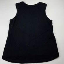 Load image into Gallery viewer, Boys Tilt, black cotton singlet / tank top, GUC, size 10,  
