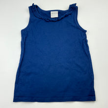 Load image into Gallery viewer, Girls B Collection, blue cotton tank top, EUC, size 7,  