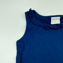 Load image into Gallery viewer, Girls B Collection, blue cotton tank top, EUC, size 7,  