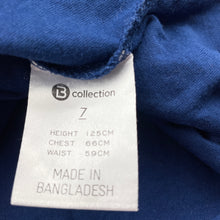 Load image into Gallery viewer, Girls B Collection, blue cotton tank top, EUC, size 7,  