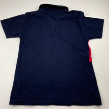 Load image into Gallery viewer, Boys Polo, red &amp; navy cotton polo shirt top, FUC, size 10,  