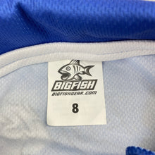 Load image into Gallery viewer, Boys Big Fish Gear, lightweight long sleeve polo top, EUC, size 8,  