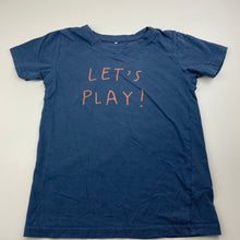 Load image into Gallery viewer, Boys Anko, blue cotton t-shirt / top, GUC, size 6,  