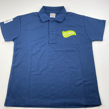 Load image into Gallery viewer, Boys IBS Apparel, navy polo shirt top, EUC, size 6,  