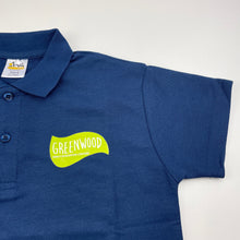 Load image into Gallery viewer, Boys IBS Apparel, navy polo shirt top, EUC, size 6,  