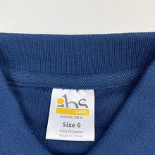 Load image into Gallery viewer, Boys IBS Apparel, navy polo shirt top, EUC, size 6,  