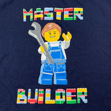 Load image into Gallery viewer, Boys Lego, navy pyjama t-shirt / top, GUC, size 7,  