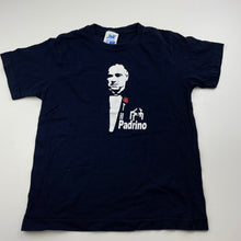 Load image into Gallery viewer, Boys JHK, navy cotton t-shirt / top, EUC, size 5-6,  