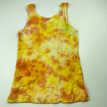 Load image into Gallery viewer, Girls Anko, tie dyed cotton singlet top, EUC, size 10,  