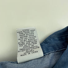 Load image into Gallery viewer, Girls Target, blue lyocell long sleeve shirt, FUC, size 5,  