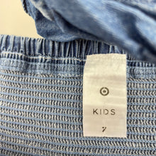 Load image into Gallery viewer, Girls Target, shirred cotton summer top, GUC, size 7,  