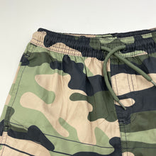 Load image into Gallery viewer, Boys Wave Zone, camo print board shorts, elasticated, EUC, size 10,  