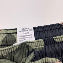 Load image into Gallery viewer, Boys Wave Zone, camo print board shorts, elasticated, EUC, size 10,  