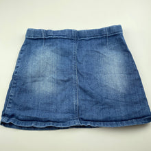 Load image into Gallery viewer, Girls Clothing &amp; Co, stretch denim skirt, adjustable, L: 30cm, GUC, size 12,  