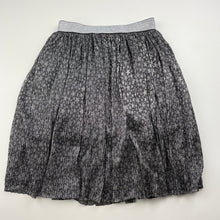 Load image into Gallery viewer, Girls Cotton On, cotton lined metallic skirt, elasticated, L: 40cm, GUC, size 3-4,  