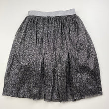 Load image into Gallery viewer, Girls Cotton On, cotton lined metallic skirt, elasticated, L: 40cm, GUC, size 3-4,  