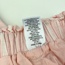 Load image into Gallery viewer, Girls Target, cotton lined linen / cotton shorts, elasticated, GUC, size 6,  