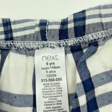 Load image into Gallery viewer, Boys Next, checked lightweight cotton shorts, elasticated, FUC, size 6,  