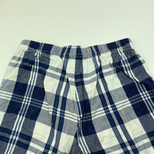Load image into Gallery viewer, Boys Next, checked lightweight cotton shorts, elasticated, FUC, size 6,  