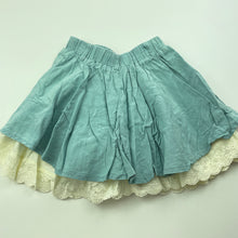 Load image into Gallery viewer, Girls RICHIE HOUSE, cotton skirt, elasticated, L: 28cm, EUC, size 3-4,  