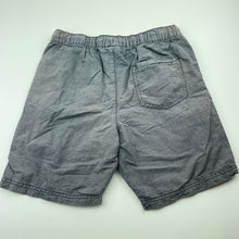 Load image into Gallery viewer, Boys KID, grey cotton shorts, elasticated, GUC, size 14,  
