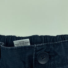 Load image into Gallery viewer, Boys Target, navy cotton cargo shorts, elasticated, EUC, size 8,  