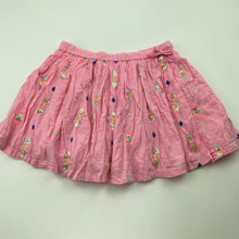 Load image into Gallery viewer, Girls Cotton On, lined pink cotton skirt, elasticated, L: 27cm, FUC, size 4,  