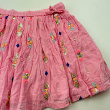 Load image into Gallery viewer, Girls Cotton On, lined pink cotton skirt, elasticated, L: 27cm, FUC, size 4,  