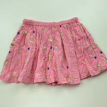 Load image into Gallery viewer, Girls Cotton On, lined pink cotton skirt, elasticated, L: 27cm, FUC, size 4,  