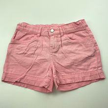 Load image into Gallery viewer, Girls Anko, pink stretch cotton shorts, adjustable, FUC, size 8,  