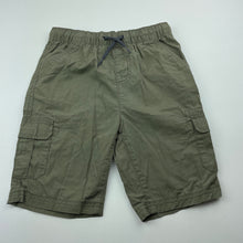 Load image into Gallery viewer, Boys Kids &amp; Co, khaki lightweight cotton shorts, elasticated, GUC, size 7,  