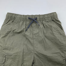 Load image into Gallery viewer, Boys Kids &amp; Co, khaki lightweight cotton shorts, elasticated, GUC, size 7,  
