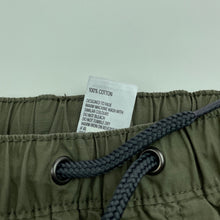 Load image into Gallery viewer, Boys Kids &amp; Co, khaki lightweight cotton shorts, elasticated, GUC, size 7,  