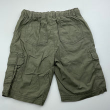 Load image into Gallery viewer, Boys Kids &amp; Co, khaki lightweight cotton shorts, elasticated, GUC, size 7,  