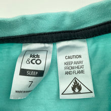 Load image into Gallery viewer, Boys Kids &amp; Co, cotton pyjama t-shirt / top, robot, FUC, size 7,  