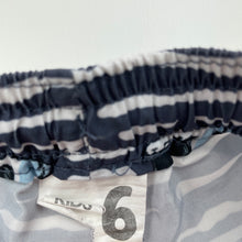 Load image into Gallery viewer, Boys Cotton On, lightweight board shorts, elasticated, sharks, EUC, size 6,  