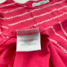 Load image into Gallery viewer, Girls Junior by DJs, pink &amp; white casual dress, FUC, size 6-7, L: 60cm