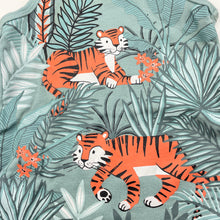 Load image into Gallery viewer, unisex Dymples, cotton romper, tigers, FUC, size 00,  