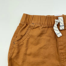 Load image into Gallery viewer, Boys Anko, tan cotton / linen shorts, elasticated, EUC, size 1,  