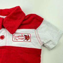 Load image into Gallery viewer, unisex NRL Mascots, St George Dragons cotton bodysuit / romper, EUC, size 00,  