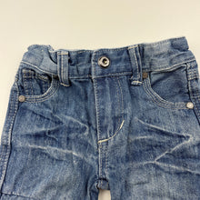 Load image into Gallery viewer, Boys Cotton On, blue denim jeans, adjustable, GUC, size 00,  