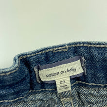 Load image into Gallery viewer, Boys Cotton On, blue denim jeans, adjustable, GUC, size 00,  