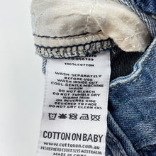 Load image into Gallery viewer, Boys Cotton On, blue denim jeans, adjustable, GUC, size 00,  