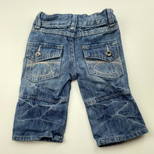 Load image into Gallery viewer, Boys Cotton On, blue denim jeans, adjustable, GUC, size 00,  