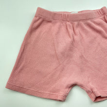 Load image into Gallery viewer, Girls Cotton On, pink waffle pyjama shorts, elasticated, GUC, size 5,  