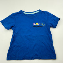Load image into Gallery viewer, Boys Favourites, blue organic cotton t-shirt / top, GUC, size 2,  